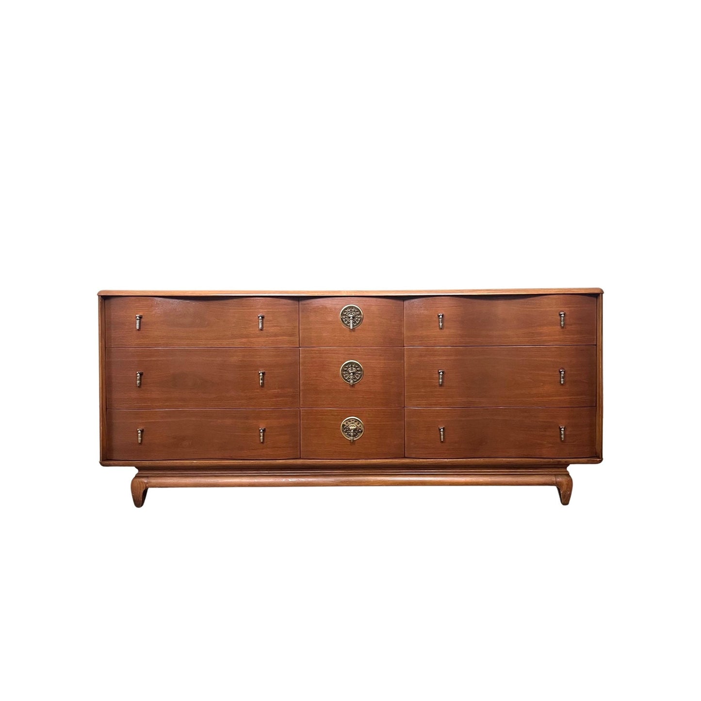 Kent Coffey “The Penthouse” Mid Century Modern 9 Drawer Long Dresser c. 1960s