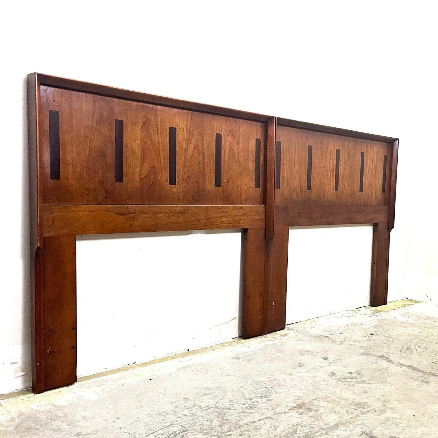 Lane “Tower Suite” Mid Century Modern Twin Headboard or Two Make King