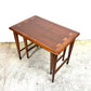 Lane Acclaim Mid Century Modern Walnut Nesting Table Set Pair c. 1960s