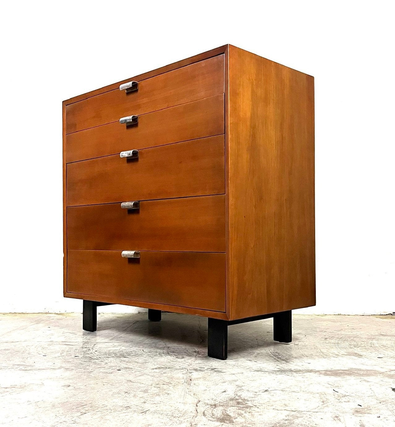 George Nelson for Herman Miller 5 Drawer Mid Century Modern Dresser c. 1950s