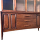 Broyhill Emphasis Mid Century Modern China Cabinet Display Case with Credenza c. 1960s