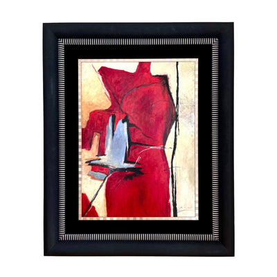 Elli Milan Original Oil on Canvas Abstract Contemporary Modern Pain... — front view