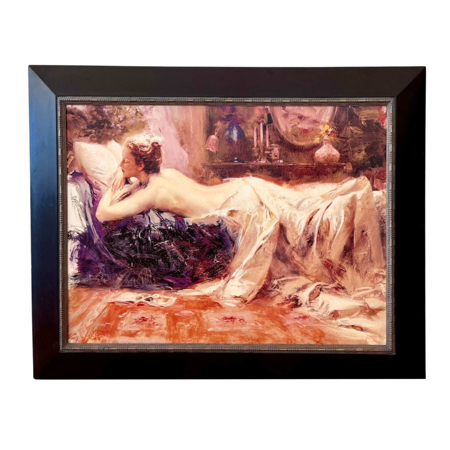 Pino Daeni "Mystic Dreams" Giclee on Canvas #/250 Hand Embellished & Signed Contemporary Expressionist Modern Painting