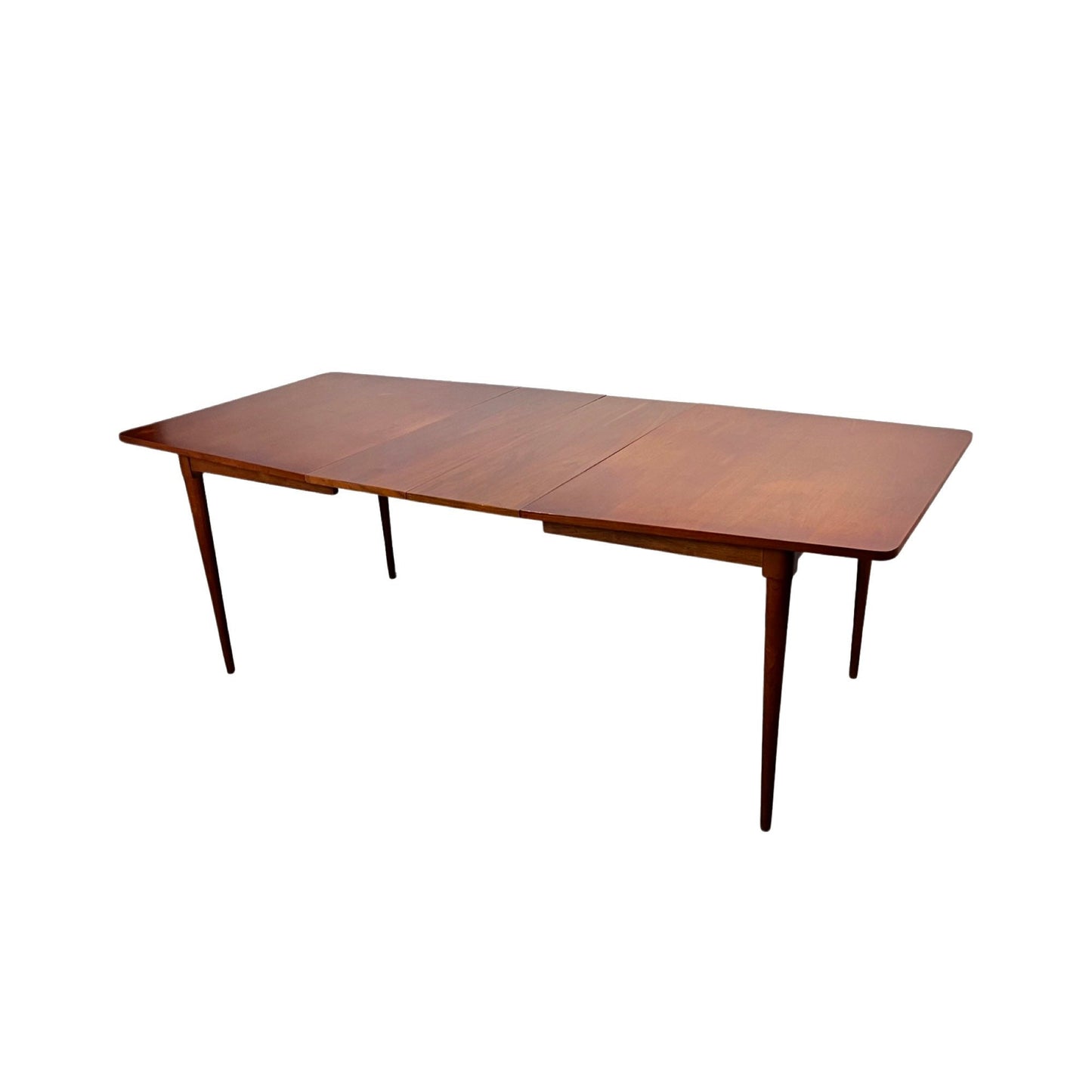 Young Manufacturing Mid Century Modern Dining Table with 2 Leaves c. 1960s