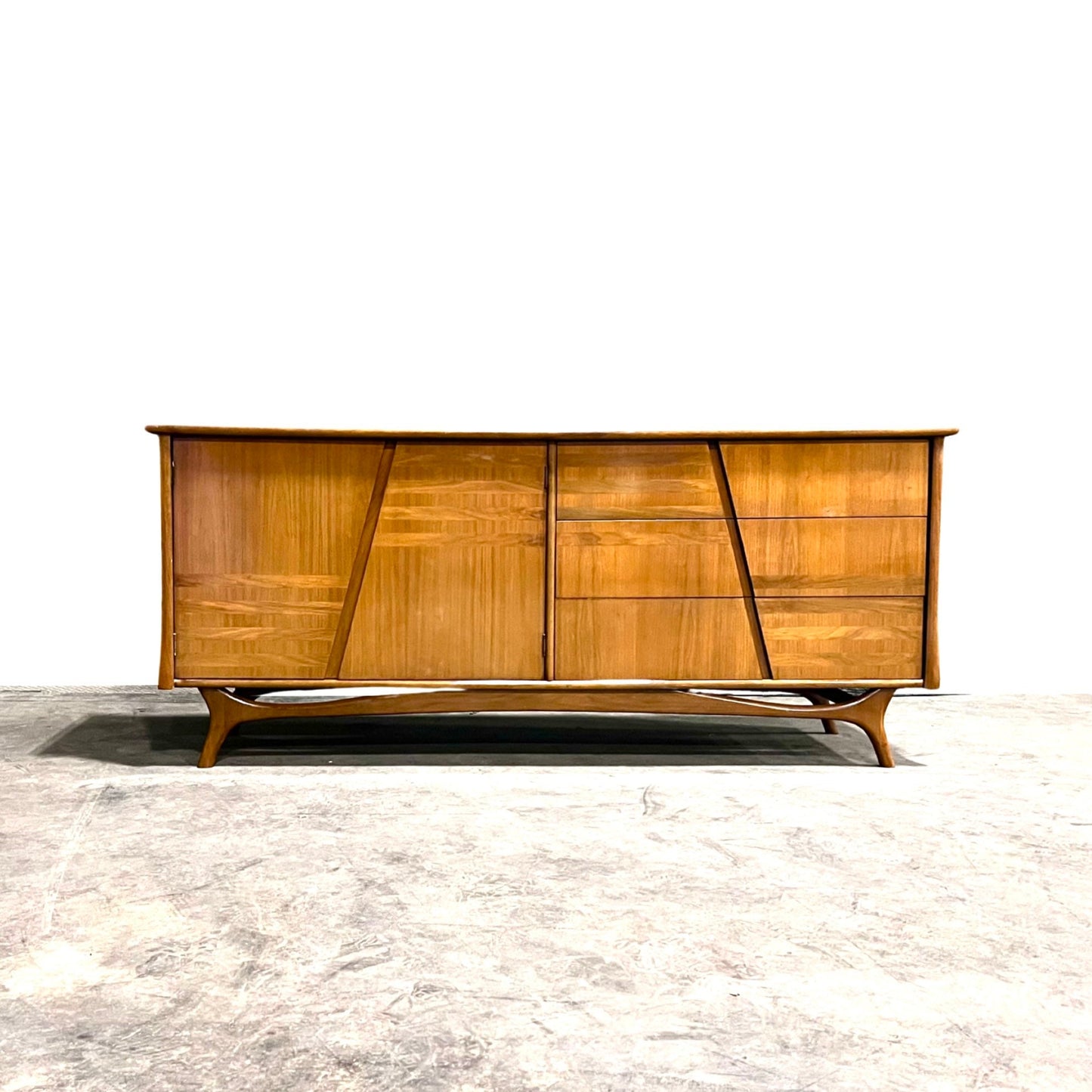 Coleman Enterprises Vintage Mid Century Modern Lowboy Dresser c. 1960s