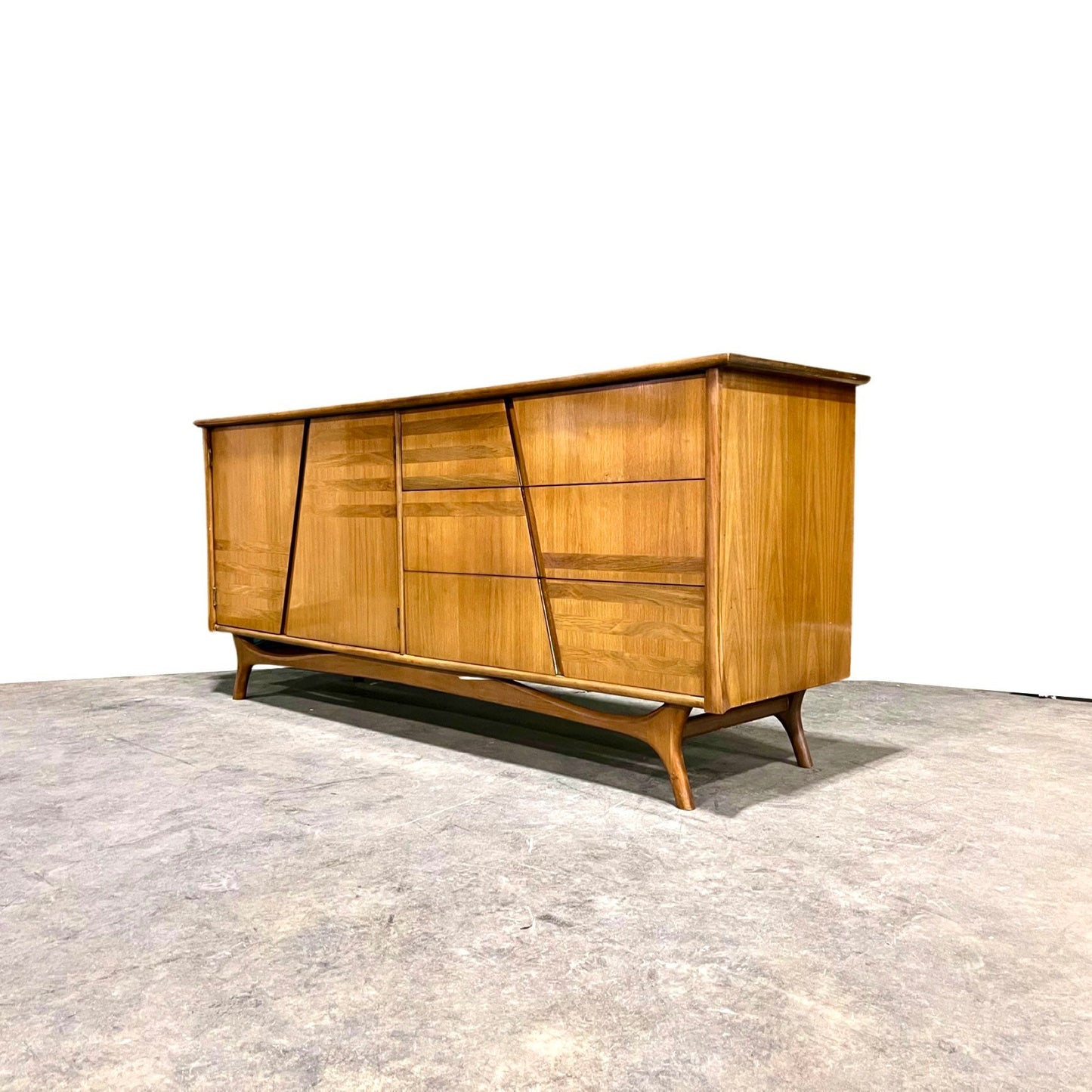 Coleman Enterprises Vintage Mid Century Modern Lowboy Dresser c. 1960s