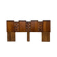 Canadian Brutalist Vintage Mid Century Modern King Size Headboard c. 1970s