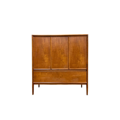 Barney Flagg for Drexel Parallel Vintage Mid Century Modern Highboy... — front view