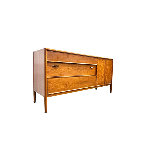 Barney Flagg for Drexel Parallel Vintage Mid Century Lowboy Dresser... — front view
