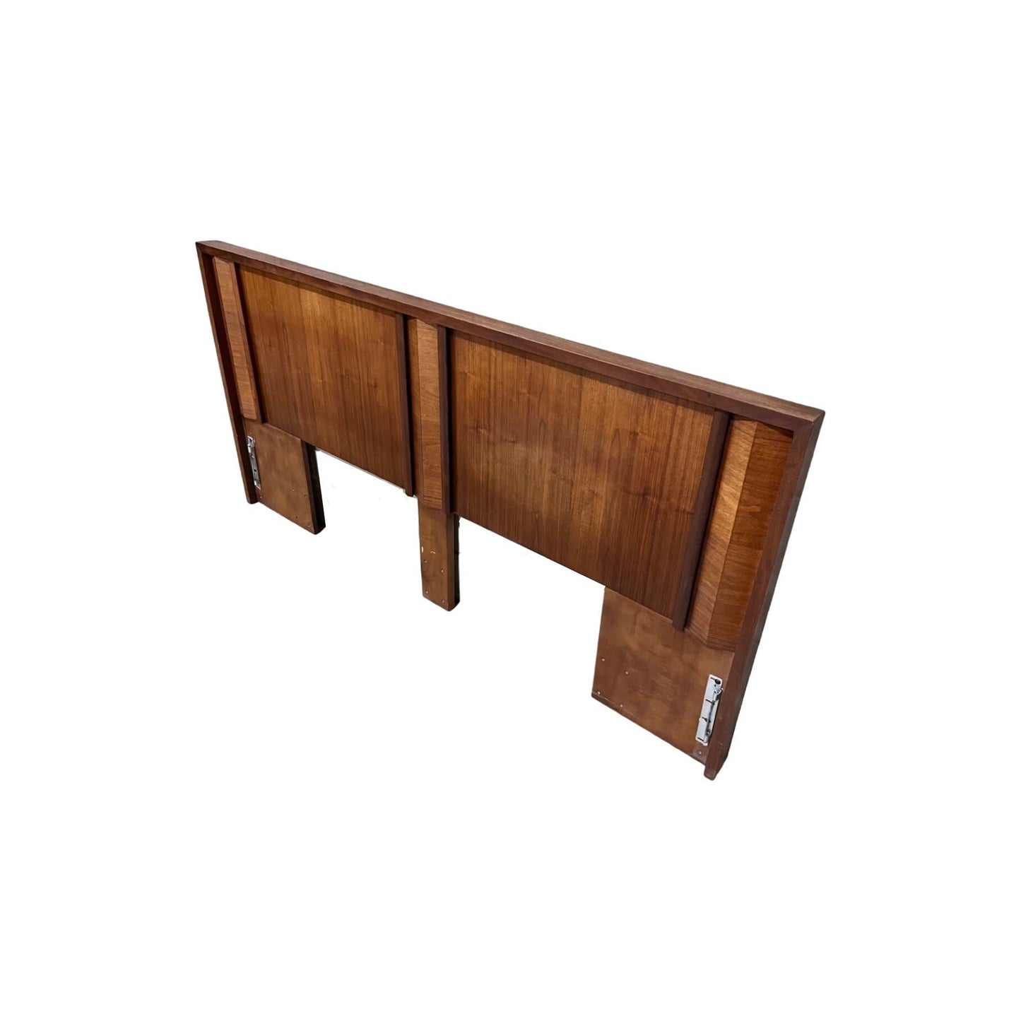 Captivating vintage brutalist headboard from the 1970s with minimalist yet strong aesthetic