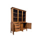 Luxurious walnut veneer buffet and hutch by John Stuart for Janus Mt Airy Furniture