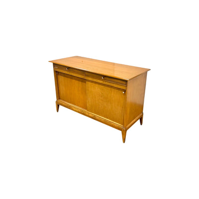 Cadence by Heywood Wakefield Vintage Mid Century Modern Compact Cre... — brass construction, front view