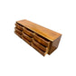 Solid Wood Construction with Walnut Veneer - United Furniture Co. Lowboy Dresser Diamond Front