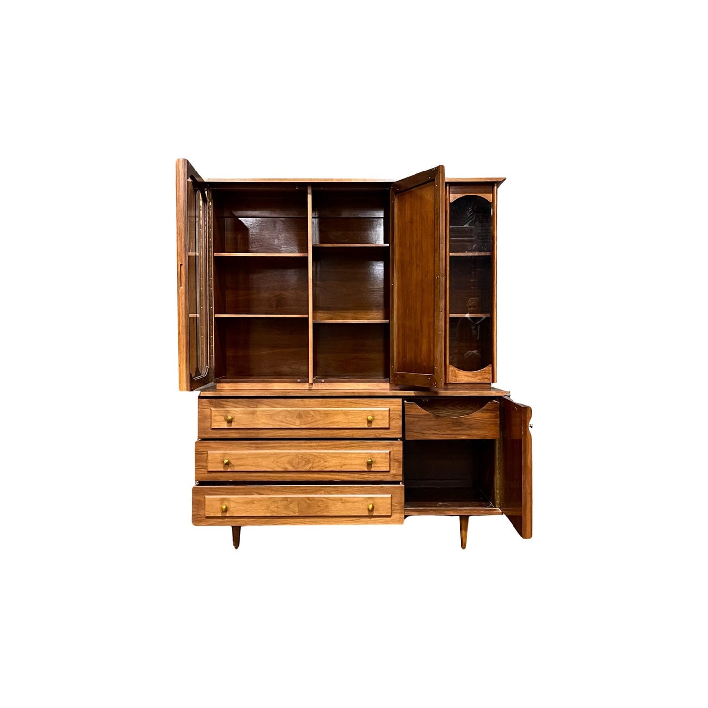 Lower Section with Four Drawers and Spacious Shelf