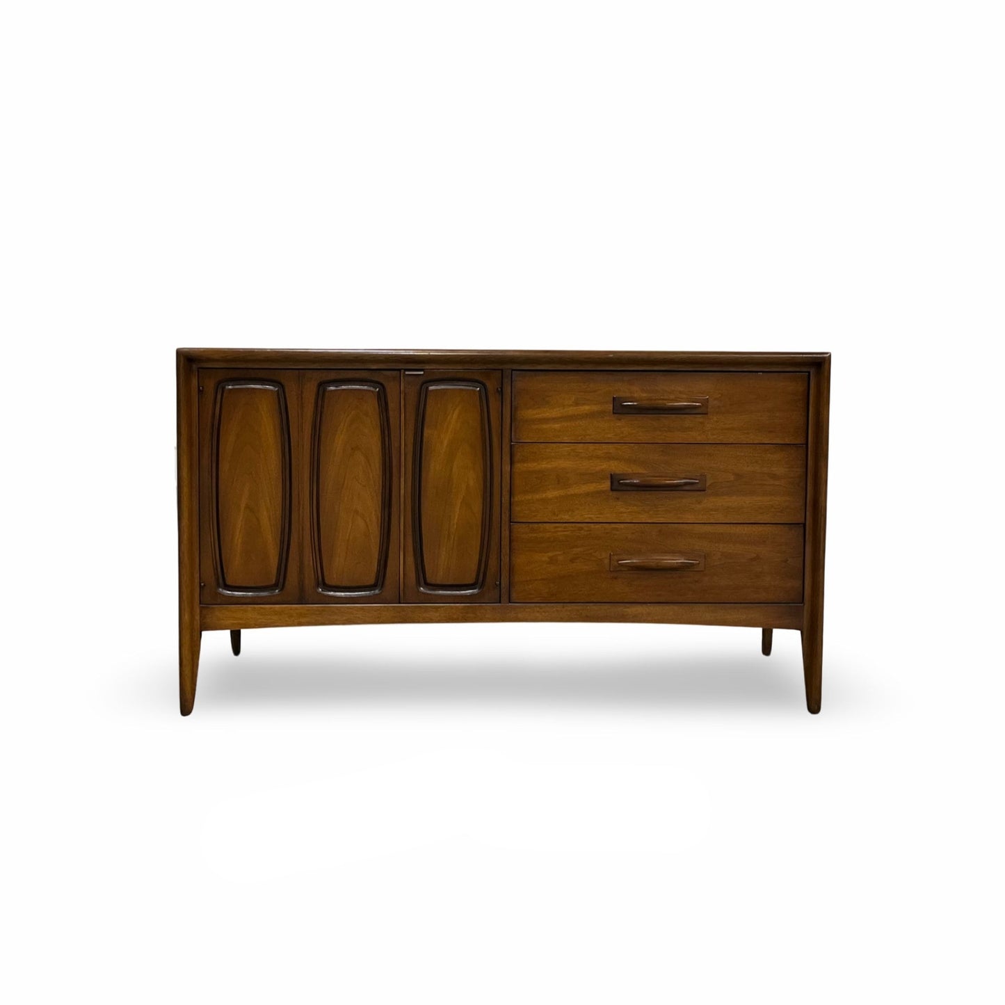 Broyhill Emphasis Mid Century Modern Sideboard Buffet - Front View